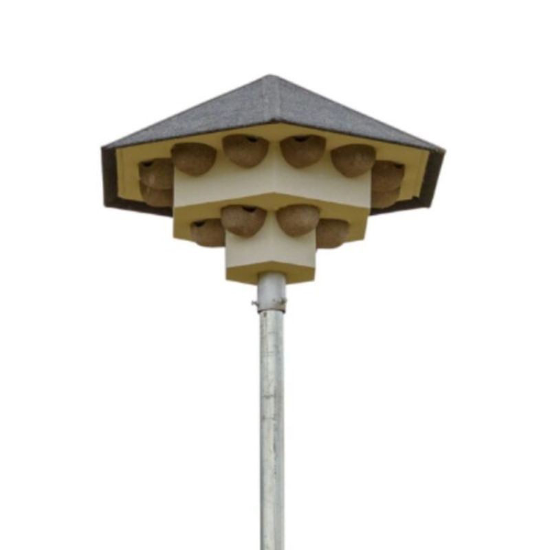 Tour à hirondelles de fenêtre montée sur poteau (complète) - HT HZ 01