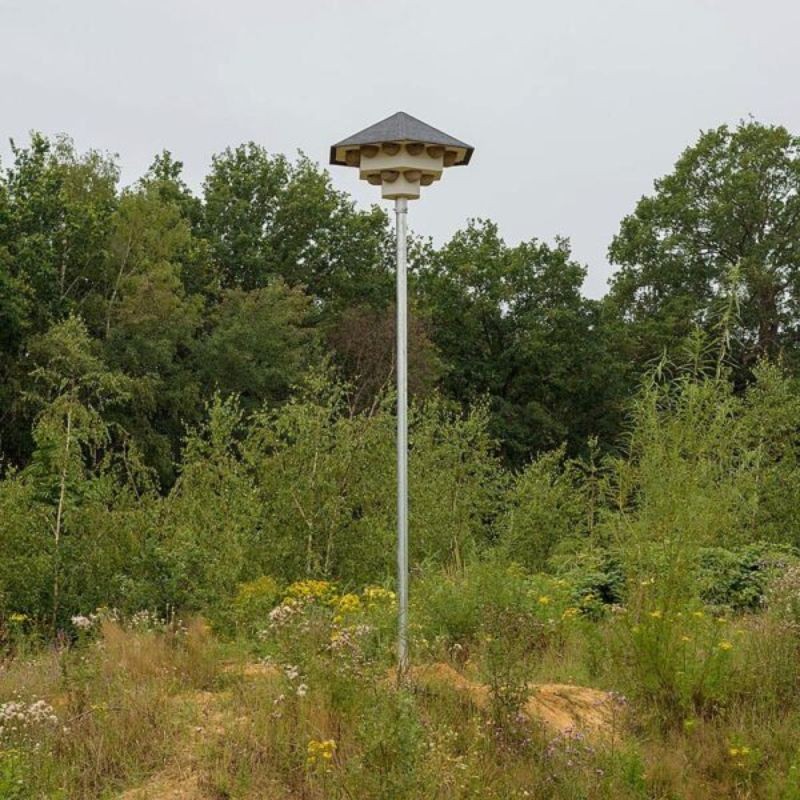 Tour à hirondelles de fenêtre montée sur poteau (complète) - HT HZ 01