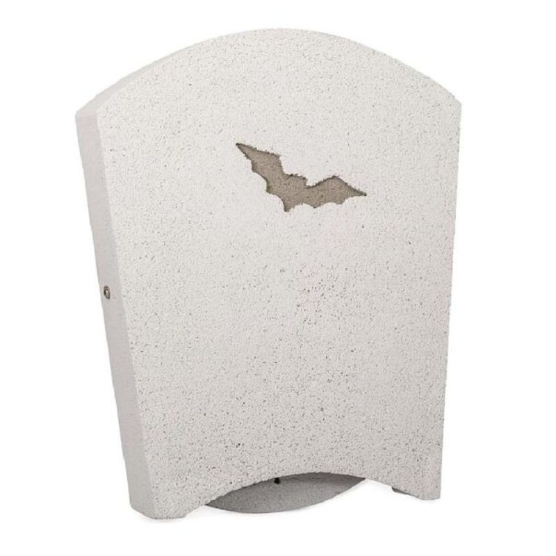 Gîte à chauves-souris VK WS H.50 cm - Béton de bois - Blanc ou Noir