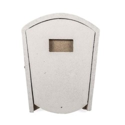 Gîte à chauves-souris VK WS H.50 cm - Béton de bois - Blanc ou Noir