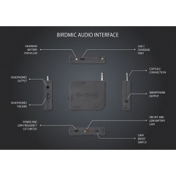 Pack BIRDMIC – Microphone parabolique avec interface audio