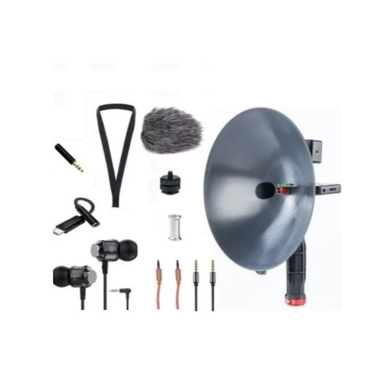 Pack BIRDMIC – Microphone parabolique avec interface audio