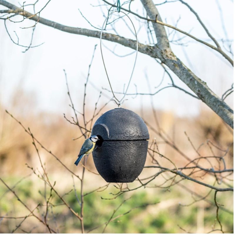 Nichoir Malaga 28mm - Béton de bois - Vert ou Noir