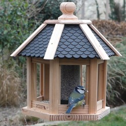 Mangeoire "Gazebo Junior" - Eco Ressource - Toit vert/rouge ou noir