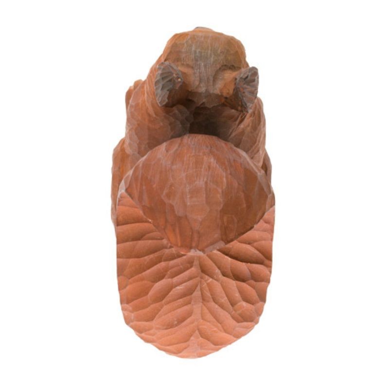 DecoBird Écureuil roux - Statuette en bois