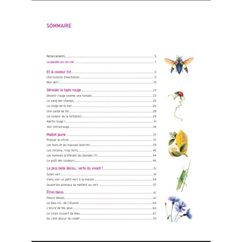 Toutes les couleurs de la nature