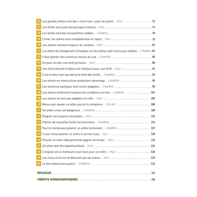 50 idées fausses sur les arbres
