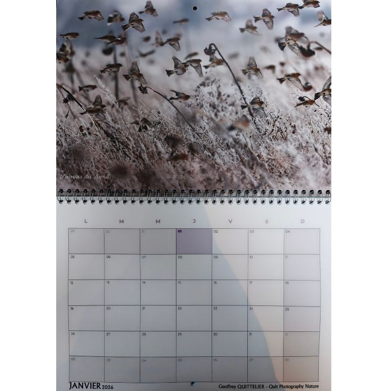 Calendrier Quit Photography Nature 2026