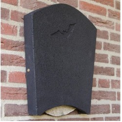 Gîte à chauves-souris VK WS H.50 cm - Béton de bois - Blanc ou Noir