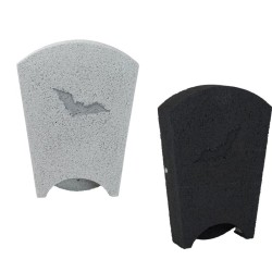 Gîte à chauves-souris VK WS H.40 cm - Béton de bois - Blanc ou Noir