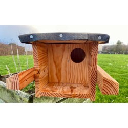 Nichoir pour Chouette chevêche d'Athéna - Modèle "Tout en bois" - LivinWood