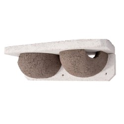 Nichoir pour hirondelles de fenêtre KN HZ 03 - Double - Béton de bois