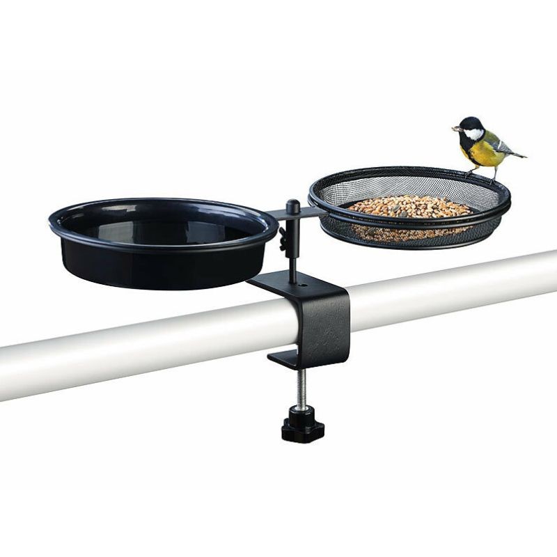 Abreuvoir et mangeoire pour balcon