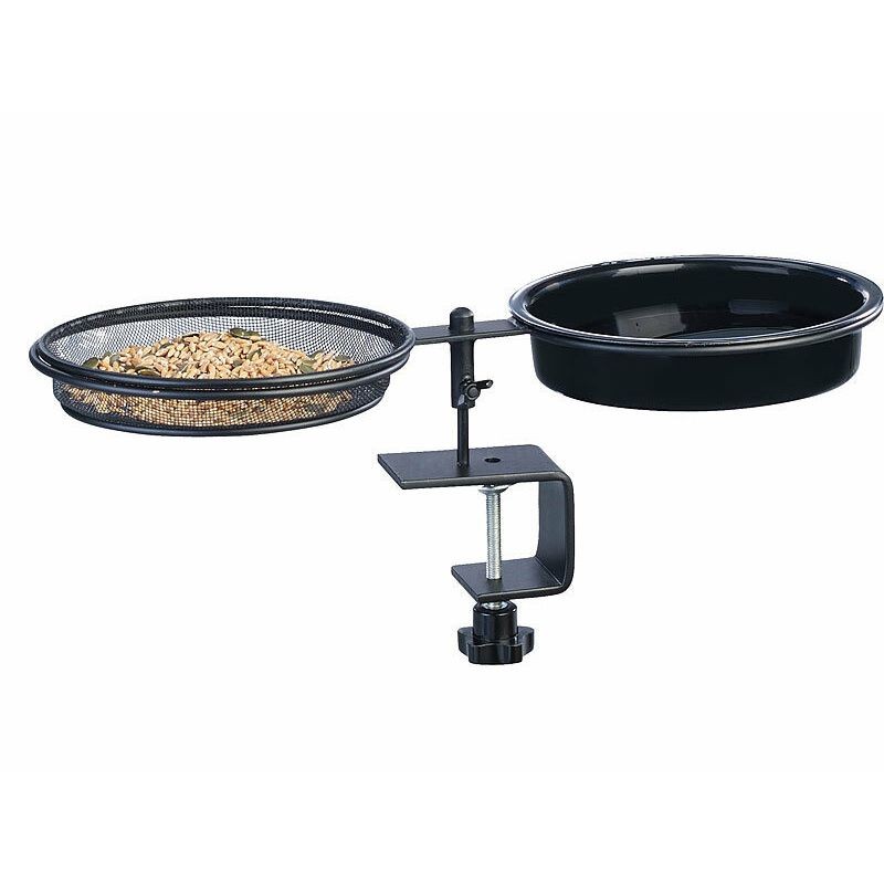 Abreuvoir et mangeoire pour balcon