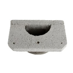 Nichoir pour hirondelles de fenêtre KN HZ 04 - Simple - Entrée gauche - Béton de bois