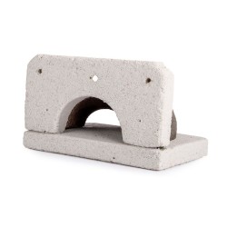 Nichoir pour hirondelles de fenêtre KN HZ 04 - Simple - Entrée gauche - Béton de bois