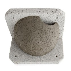 Nichoir pour hirondelles de fenêtre KN HZ 05 - Simple - Entrée droite - Béton de bois