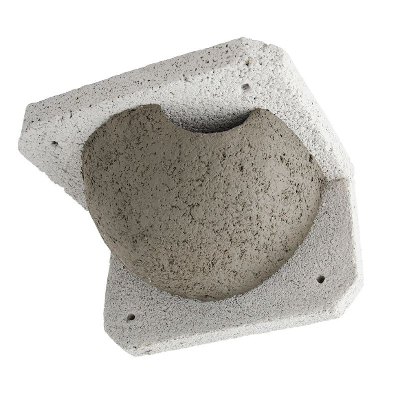 Nichoir pour hirondelles de fenêtre KN HZ 05 - Simple - Entrée droite - Béton de bois