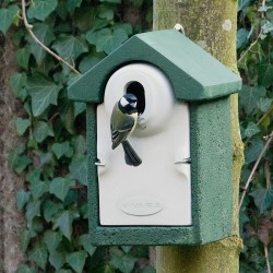 Nichoir trou ovale Seville 32 mm NK SE 07 - Vert - Béton de bois