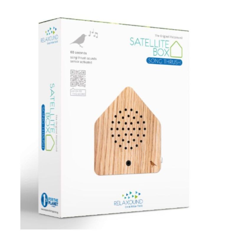 Boîte à sons "Satellitebox Blackbird Wood" - Chêne