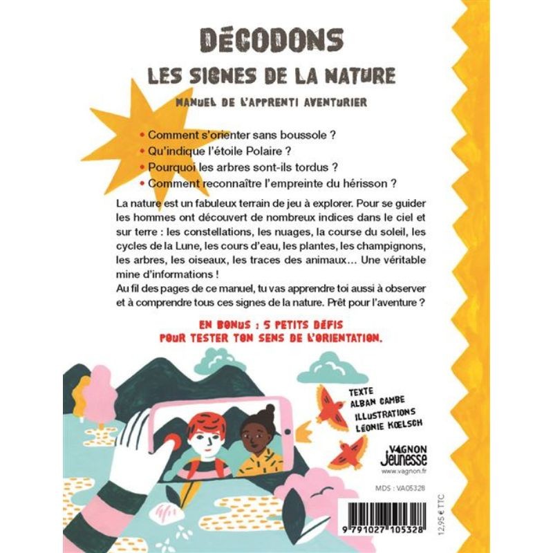 Décodons les signes de la nature - Manuel de l'apprenti aventurier
