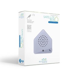 Boîte à sons "Satellitebox Nightingale" - Blanc-parme