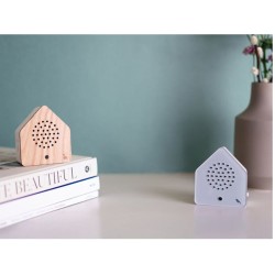 Boîte à sons "Satellitebox Nightingale" - Blanc-parme