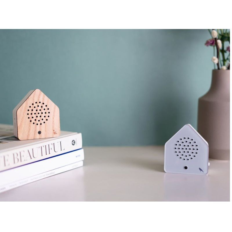 Boîte à sons "Satellitebox Nightingale" - Blanc-parme