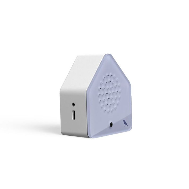 Boîte à sons "Satellitebox Nightingale" - Blanc-parme