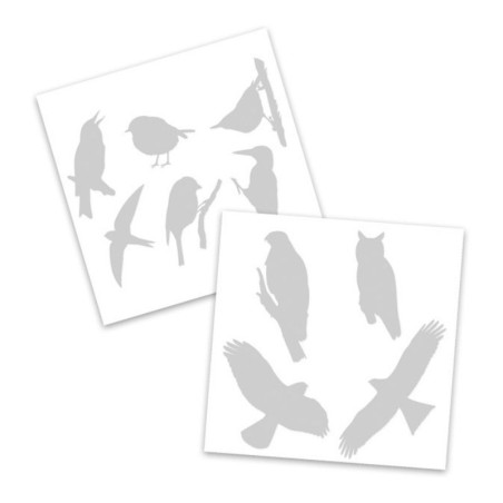 Autocollants anticollisions - Oiseaux - Lot de 10