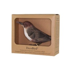 DecoBird Cíncle Plongeur - Statuette en bois