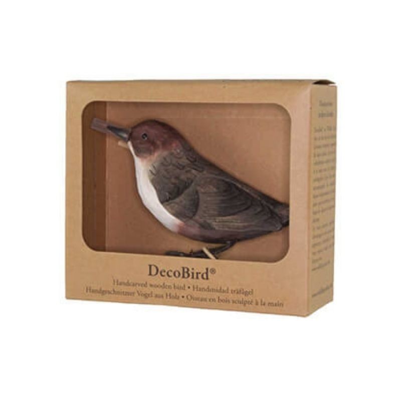 DecoBird Cíncle Plongeur - Statuette en bois