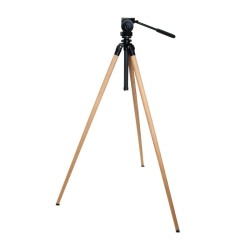 Trépied Kite Ardea Chêne avec rotule Manfrotto 128RC - Naturel ou Foncé