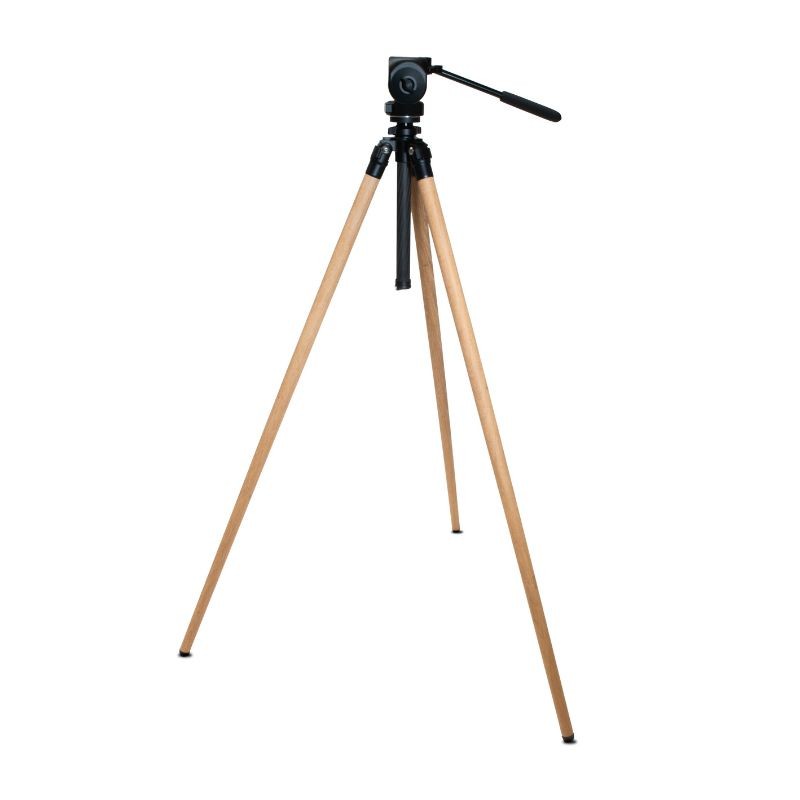 Trépied Kite Ardea Chêne avec rotule Manfrotto 128RC - Naturel ou Foncé