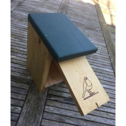 Nichoir LRBPO 26 mm - Toit lasure naturelle verte Nichoir LRBPO 26 mm - Toit lasure naturelle verte