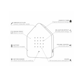 Boîte à sons "Zwitscherbox Merle" - Bambou