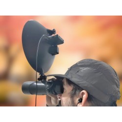 Binoplate – Système de fixation lampe torche ou microphone sur jumelles