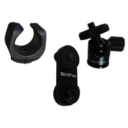 Binoplate – Système de fixation lampe torche ou microphone sur jumelles