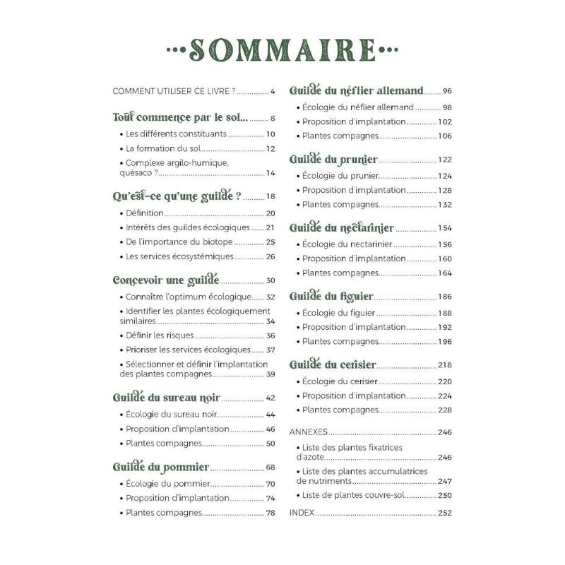 Créer des guildes d'abondance - Des arbres fruitiers et leurs plantes compagnes