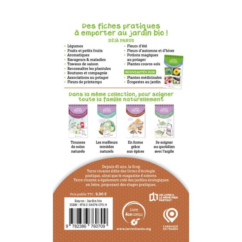 Les antisèches de Terre vivante - Ecogestes au jardin