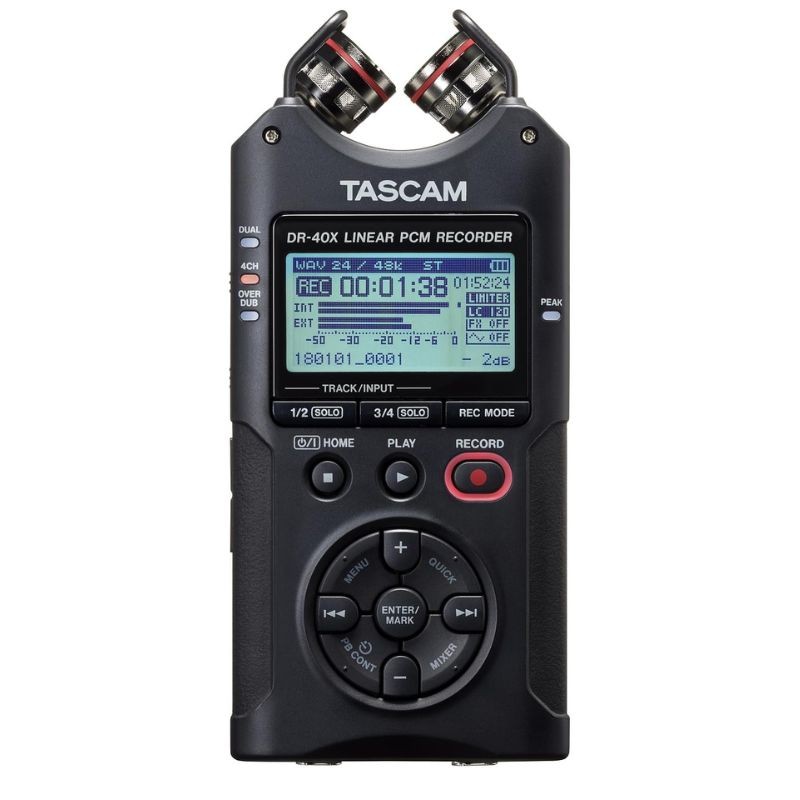 Tascam - DR-40X - Enregistreur audio portable 4 pistes et interface USB