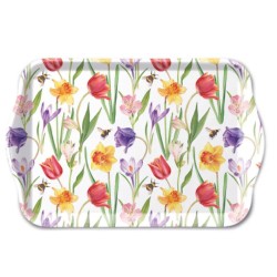 Plateau "Fleurs de printemps" - Petit modèle