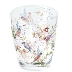 Verre à eau "Oiseaux printaniers"