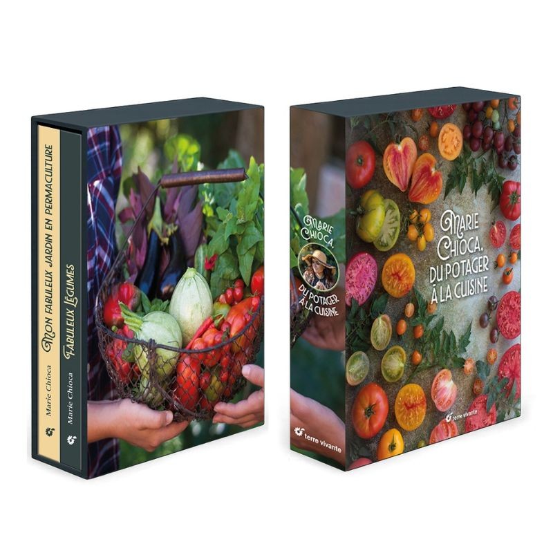 Marie Chioca, du potager à la cuisine - Coffret 2 livres