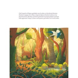 La route qui traverse la forêt