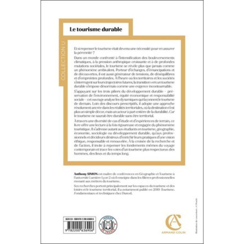 Le tourisme durable - Enjeux, Pratiques,Territoires