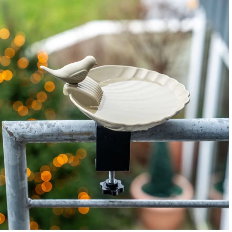 Abreuvoir Balcony coquillage - Vert olive