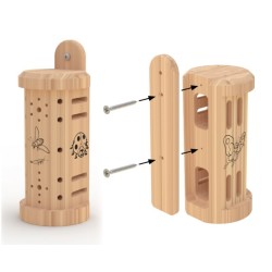 Abri à insectes "Happy Insects" – Bois de mélèze - Europlay