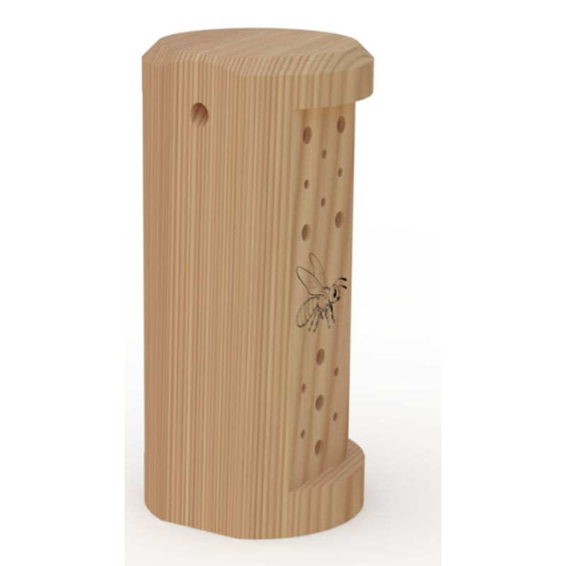 Abri à abeilles solitaires "Happy Bees" – Bois de Mélèze - Europlay