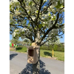 Nichoir "Happy Birds" semi-ouvert bis – Bois - Europlay